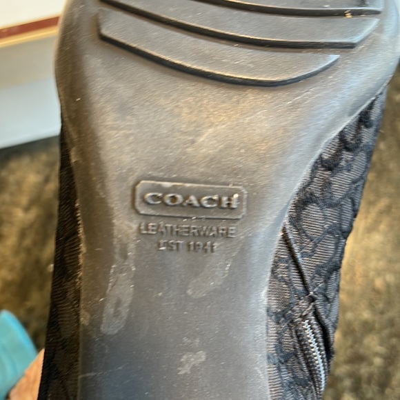 COACH "C"  LOGO WOMEN BOOTIES Size 7 1/2 - Picture 12 of 12